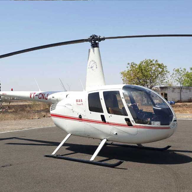 Helicopter Ride in Mumbai (Robinson R44 Helicopter)