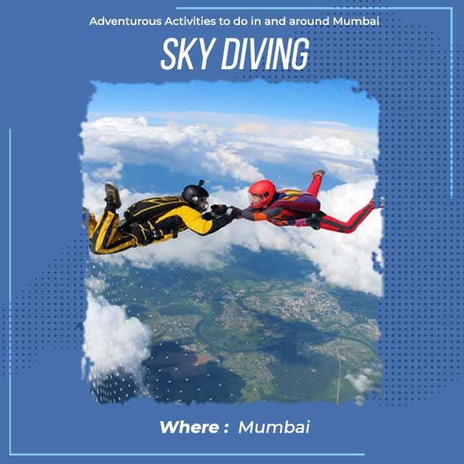 Adventure Activities to do in Mumbai Sky Diving